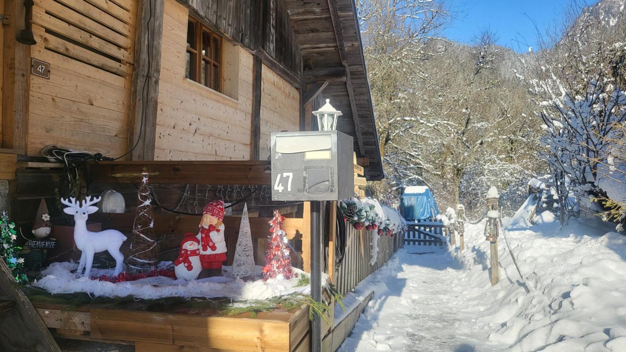 Le Nid Des Cerfs Bed and Breakfast Essert-Romand Exteriör bild